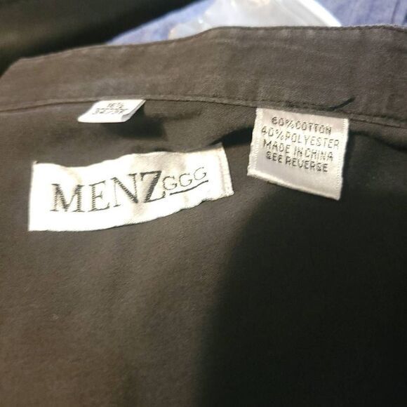 Menz Charcoal Grey Dress Shirt Size 161/2 (34/45) - Picture 6 of 7